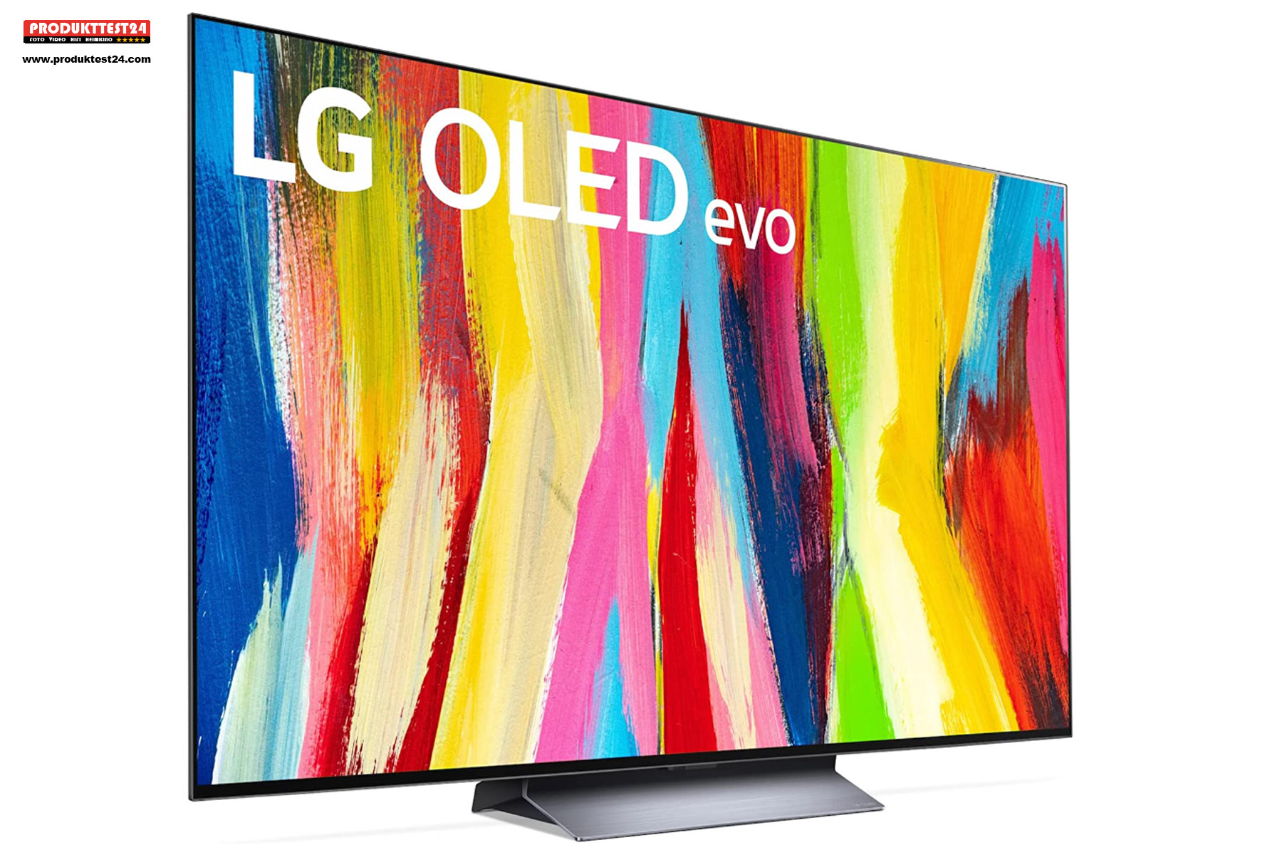 LG OLED C2 - 77 Zoll / 195 cm Bilddiagonale, OLED EVO Panel mit 120 Hz, Twin-Tuner, SmartTV und Sprachsteuerung.