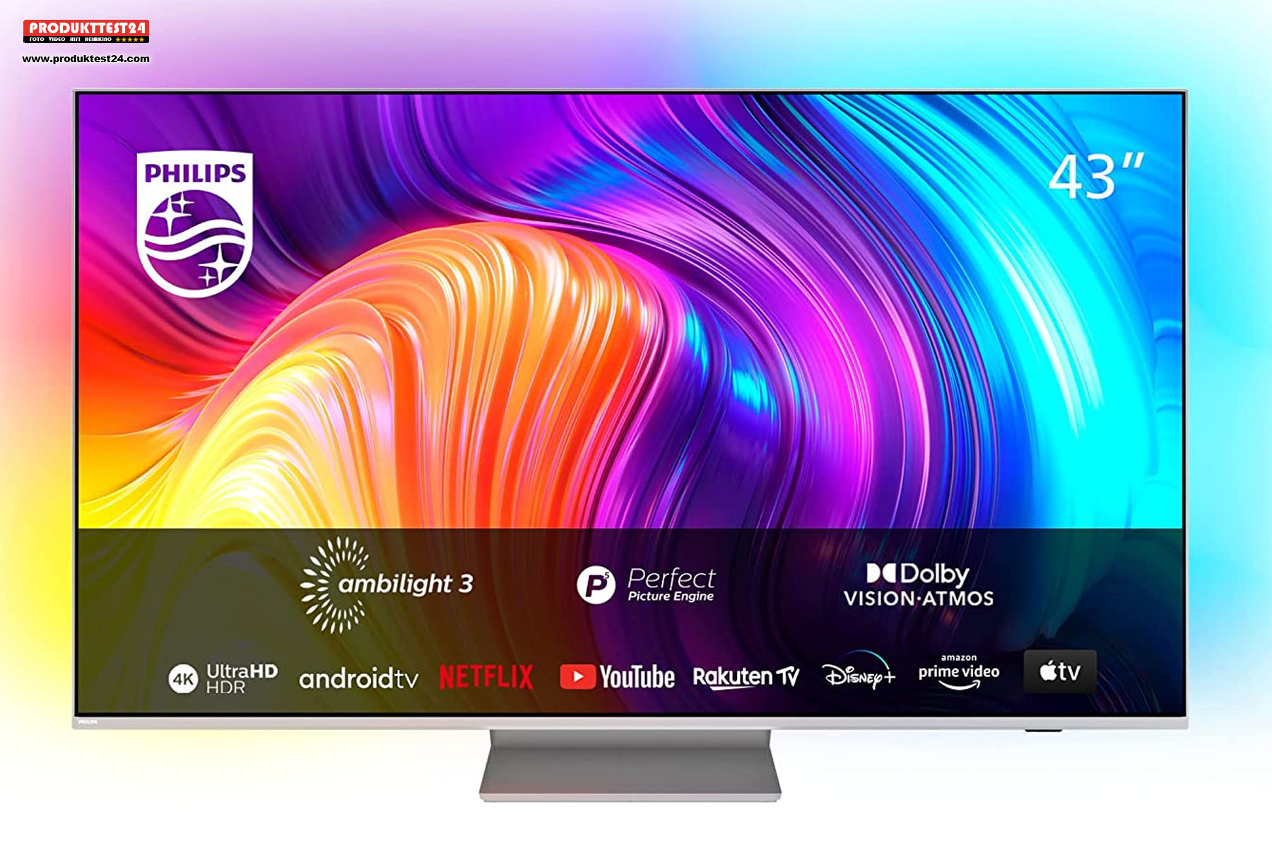 The One - Der Philips 43PUS8807/12 mit schnellen 120 Hz, Ambilight und Android TV.