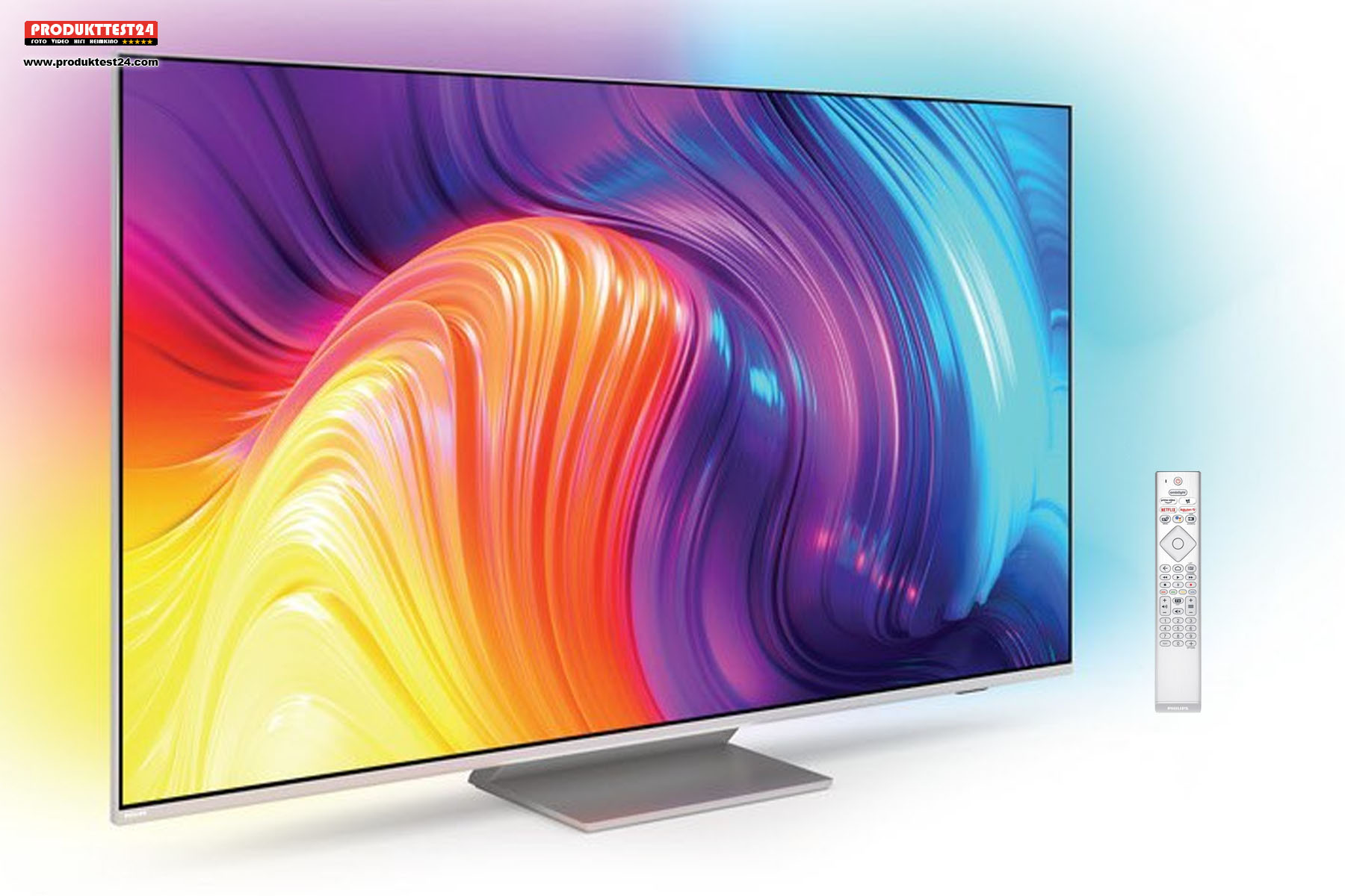 Philips 43PUS8807/12 mit Ambilight und schnellen 120 Hz.