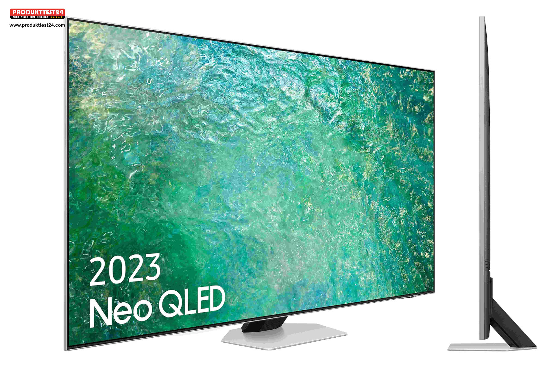 Der Samsung GQ75QN85C Neo QLED 4K-Fernseher mit 189 cm Bilddiagonale und Mini-LED-Technik