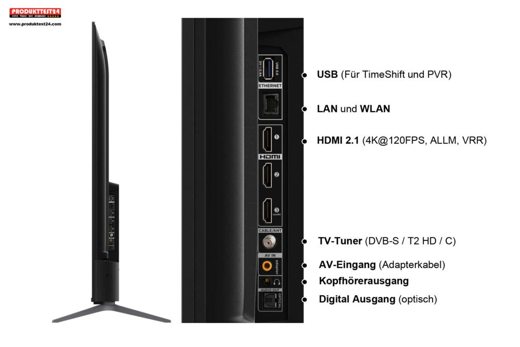 Der preiswerte QLED Fernseher TCL 55C641 im Test - Produkttest24.com ...