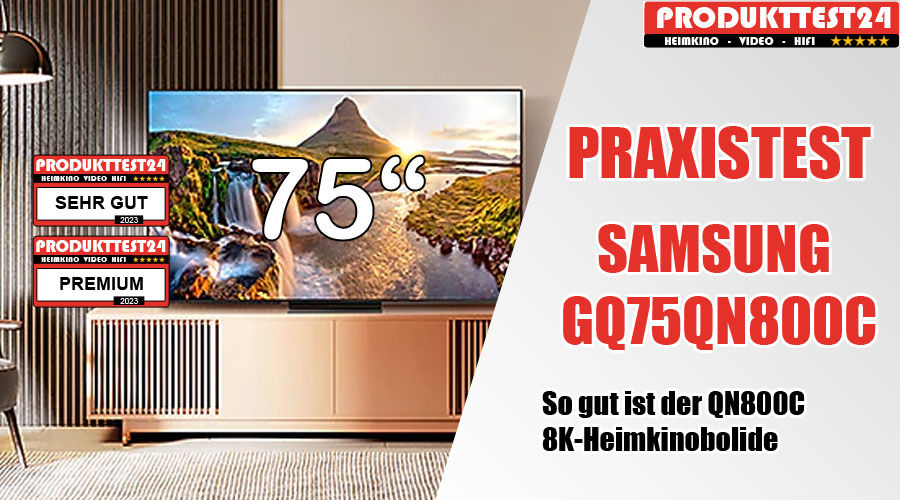 Der Samsung GQ75QN800C im Test