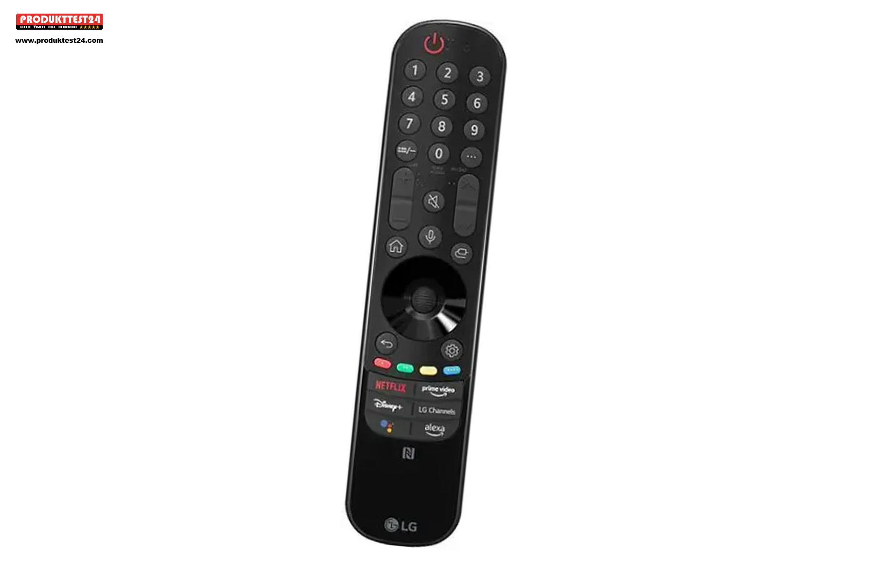 Die Magic Remote Fernbedienung ist auch dabei