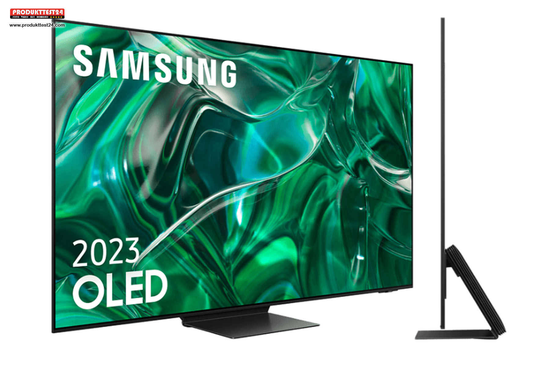 Der Samsung GQ55S95C mit hochauflösendem QD-OLED Display mit Quantum Dot Technik