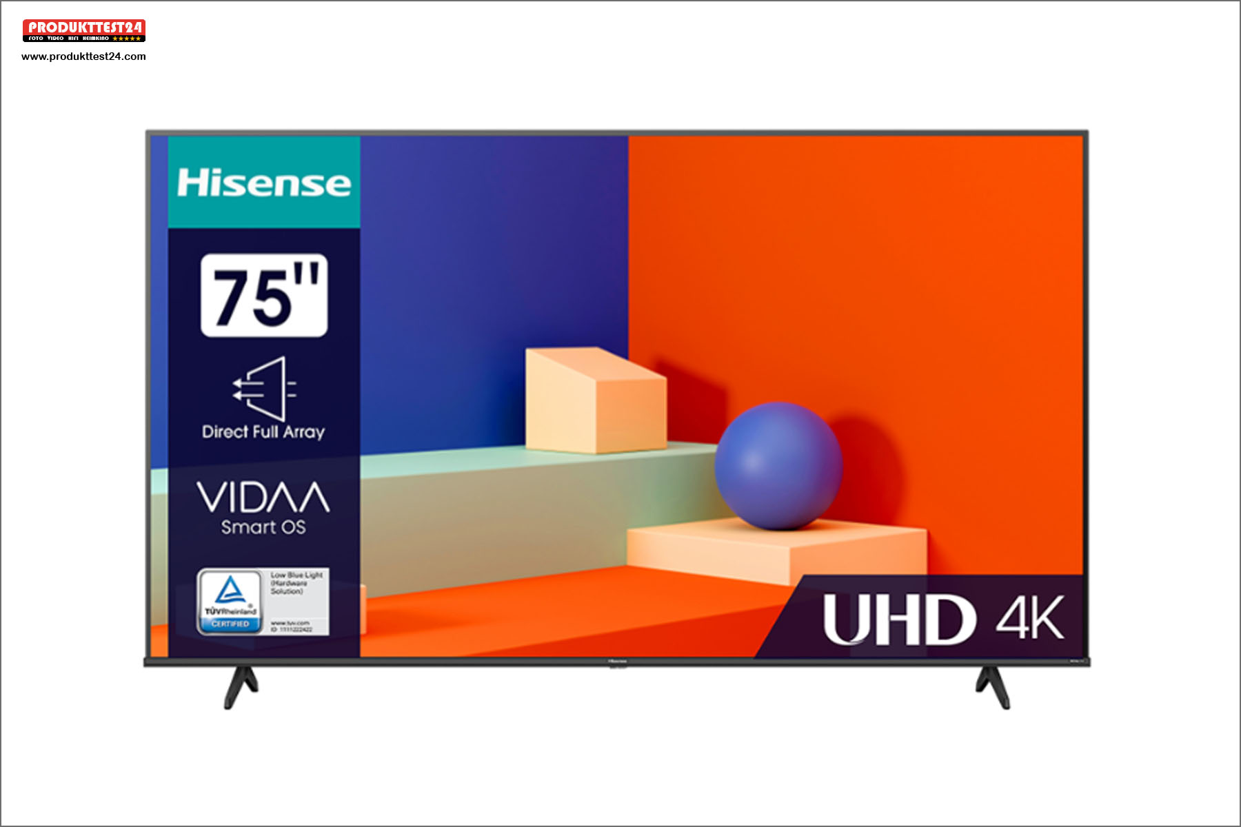 Der Hisense 75E6KT ist einer der günstigsten 75 Zoll Fernseher