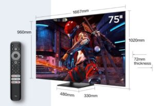 TCL 75T8A QLED 4K-Fernseher