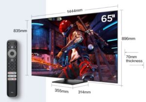 Der TCL 65T8A QLED 4K-Fernseher