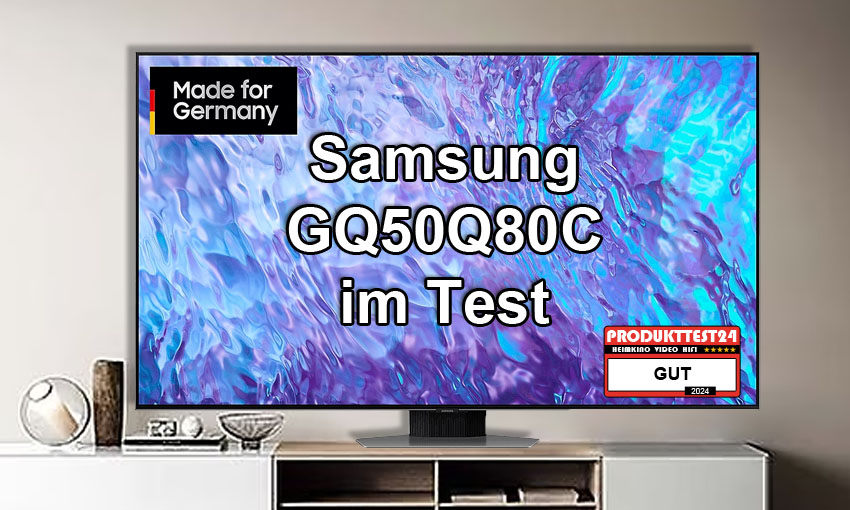Samsung GQ50Q80C QLED 4K-Fernseher im Test