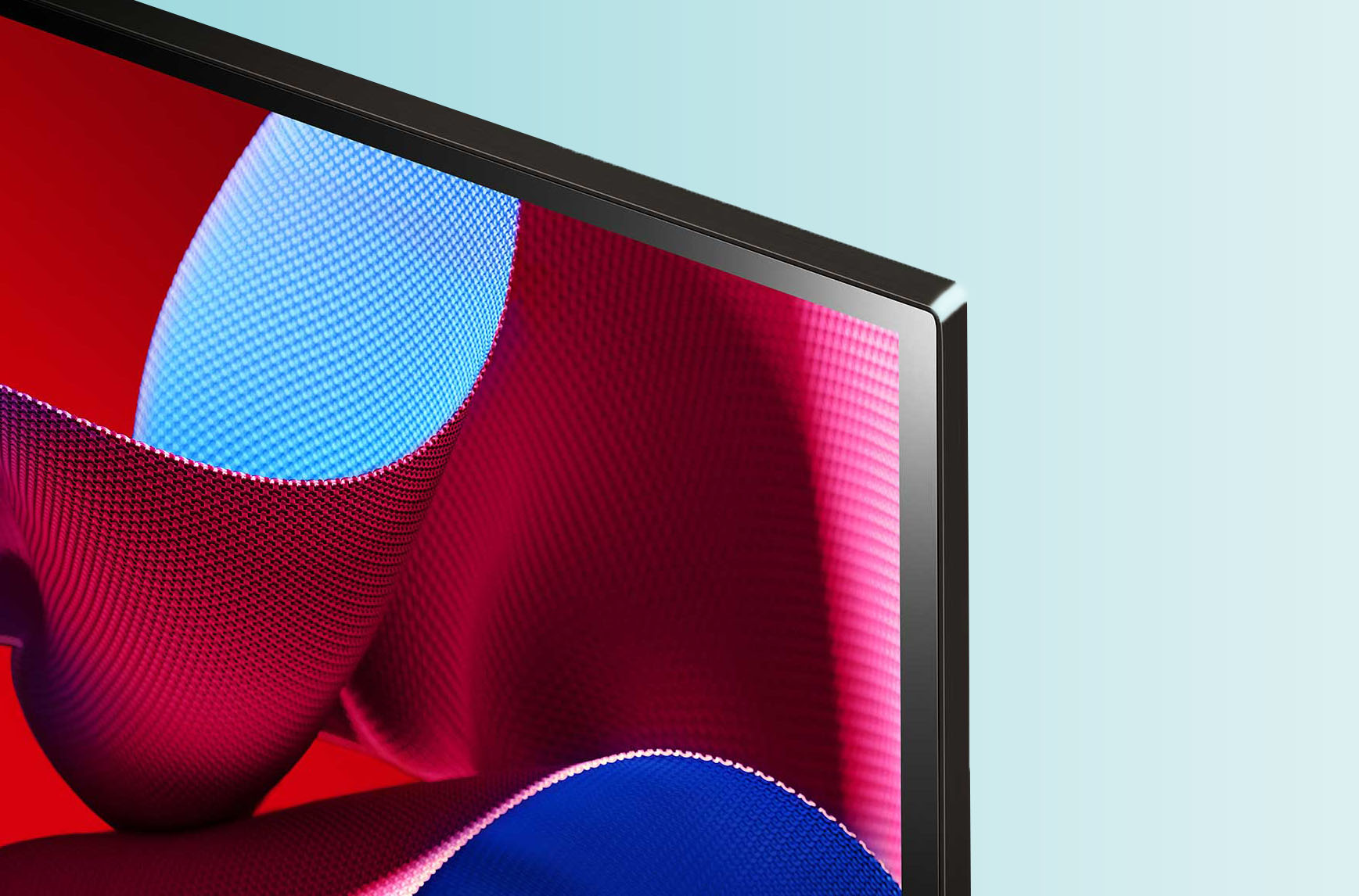 Das Display des LG OLED C4 kommt ohne Rahmen aus und ist nur 5 mm dünn.