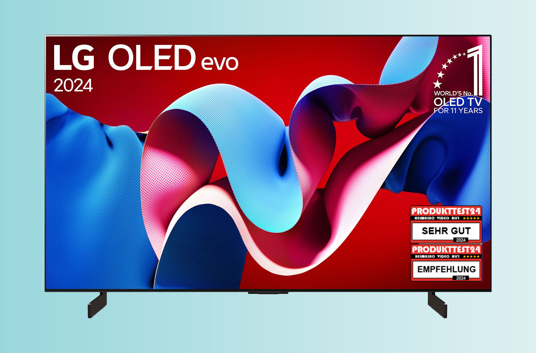 Mit einer Display Diagonale von 42 Zoll ist der LG OLED42C47LA der kleinste OLED-Fernseher auf dem Markt.