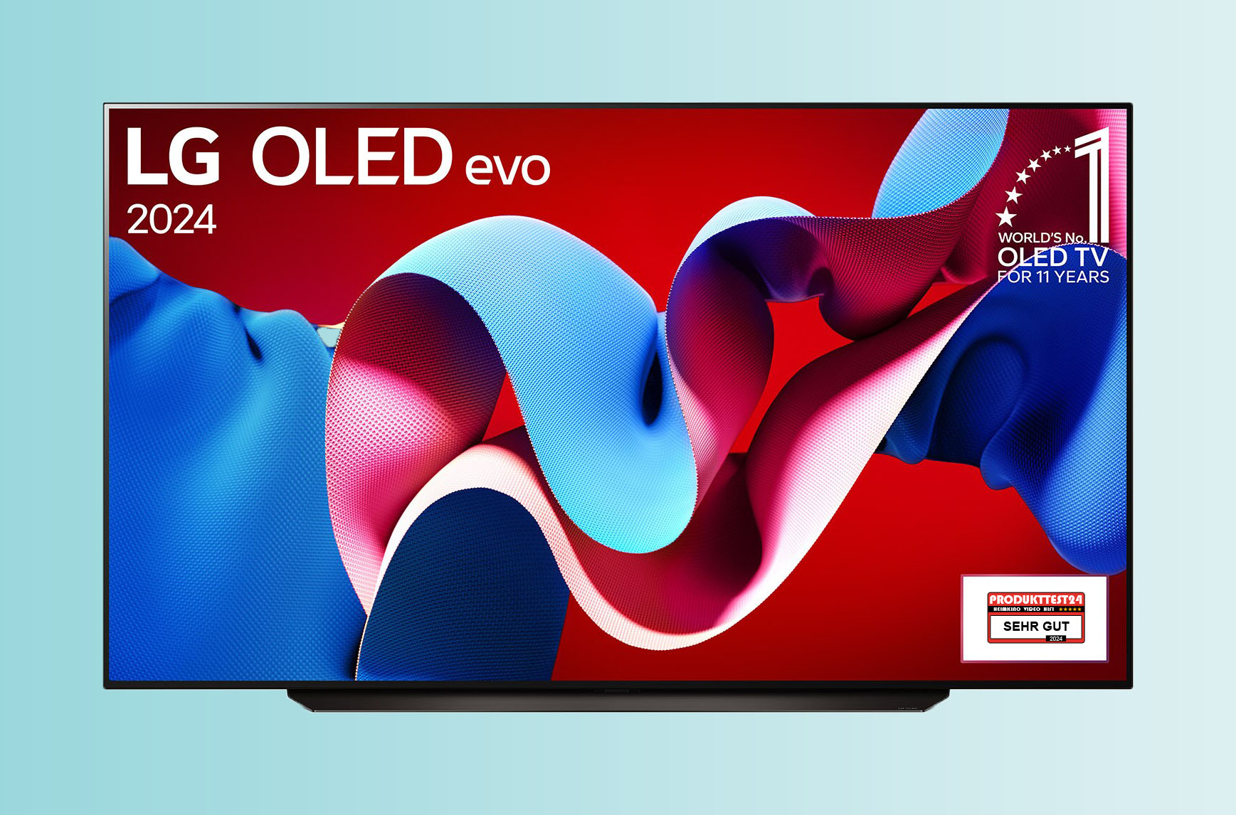 Der größte OLED-Fernseher aus der aktuellen LG OLED C4 Serie hat eine Bilddiagonale von stolzen 211 cm.