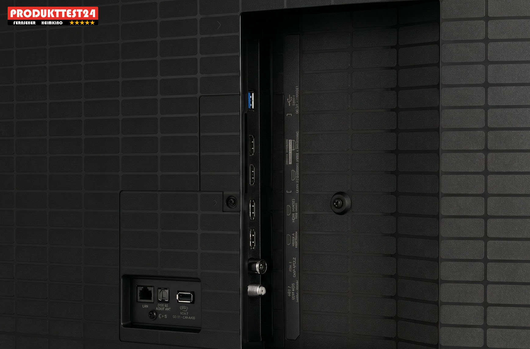 Vier HDMI-2.1-Eingänge bieten Platz für Blu-ray-Player, Spielekonsole, Set-Top-Box und Soundbar.
